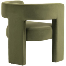 Pomaire 3 Legged Velvet Occasional Chair